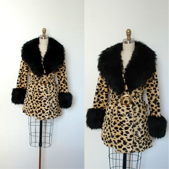 Band Collar Leopard Printed Outerwear