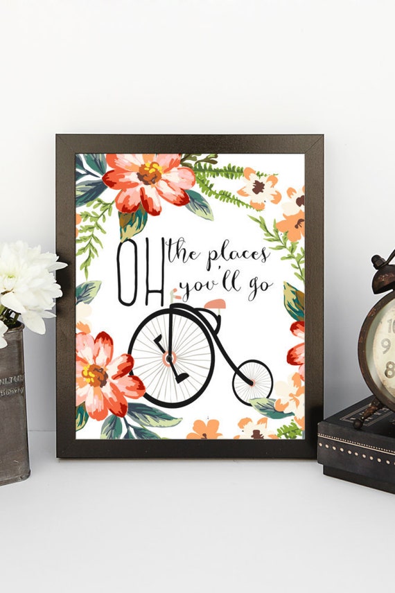 printable art oh the places youll go poem by printableverses