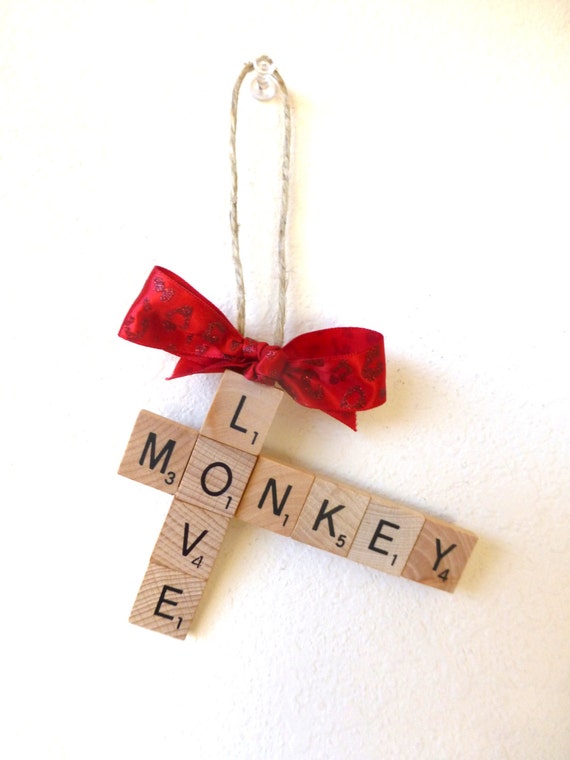 crossword style scrabble christmas ornament by crossword style scrabble christmas ornament by