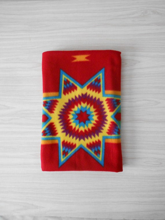 CLEARANCE native american indian baby blanket / crib blanket