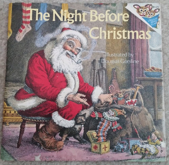 Vintage The Night Before Christmas 1975 Book