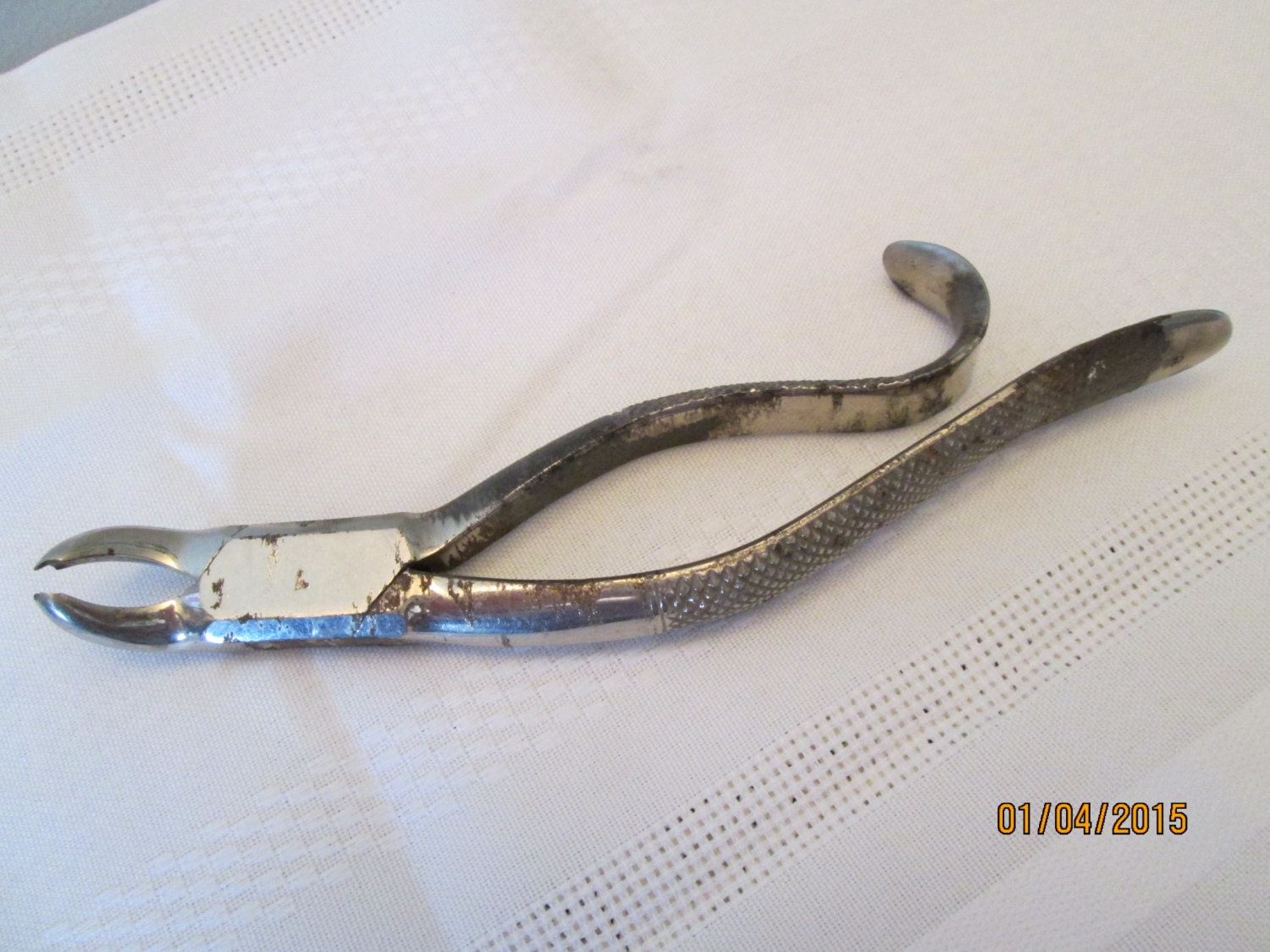 Vintage Dentist Tooth Puller Dental Forcep Medical Tool