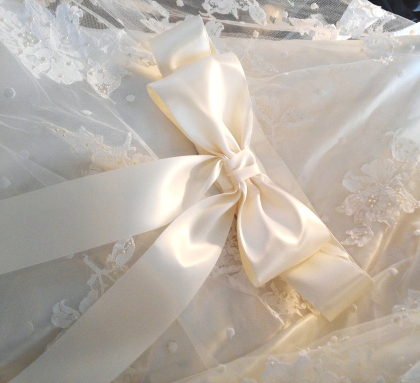 Great Wedding Dress Bow Sash of all time Learn more here 