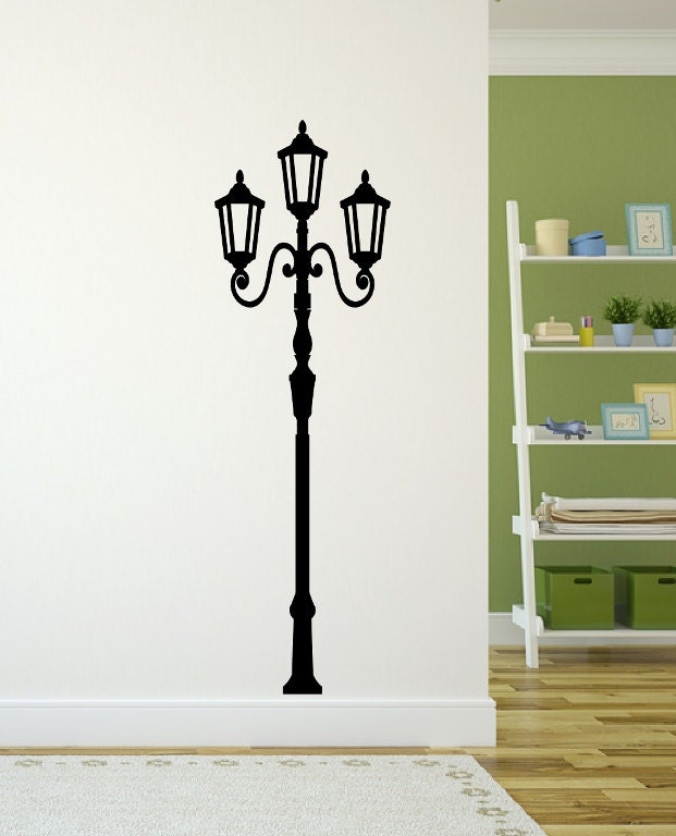 Lamp Post Decal Light Post Decal Vinyl Wall Decal Gas