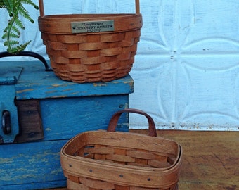 Pair of Longaberger Baskets - Discovery Basket and Ambrosia Booking ...