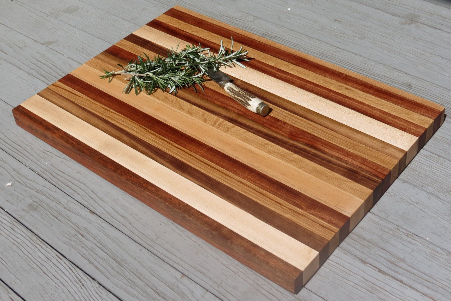 Extra Large  Wood Cutting  Board  Mixed Grain Butcher  Block