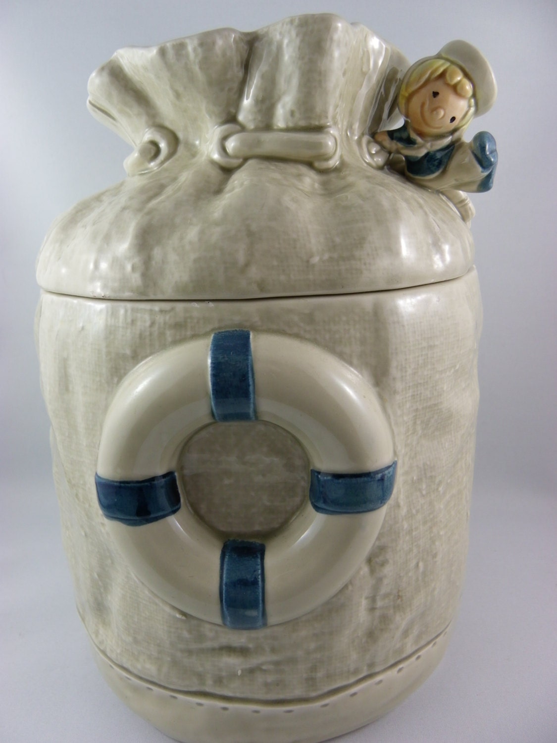 Vintage 1977 ENESCO SAILOR COOKIE Jar Haute Juice