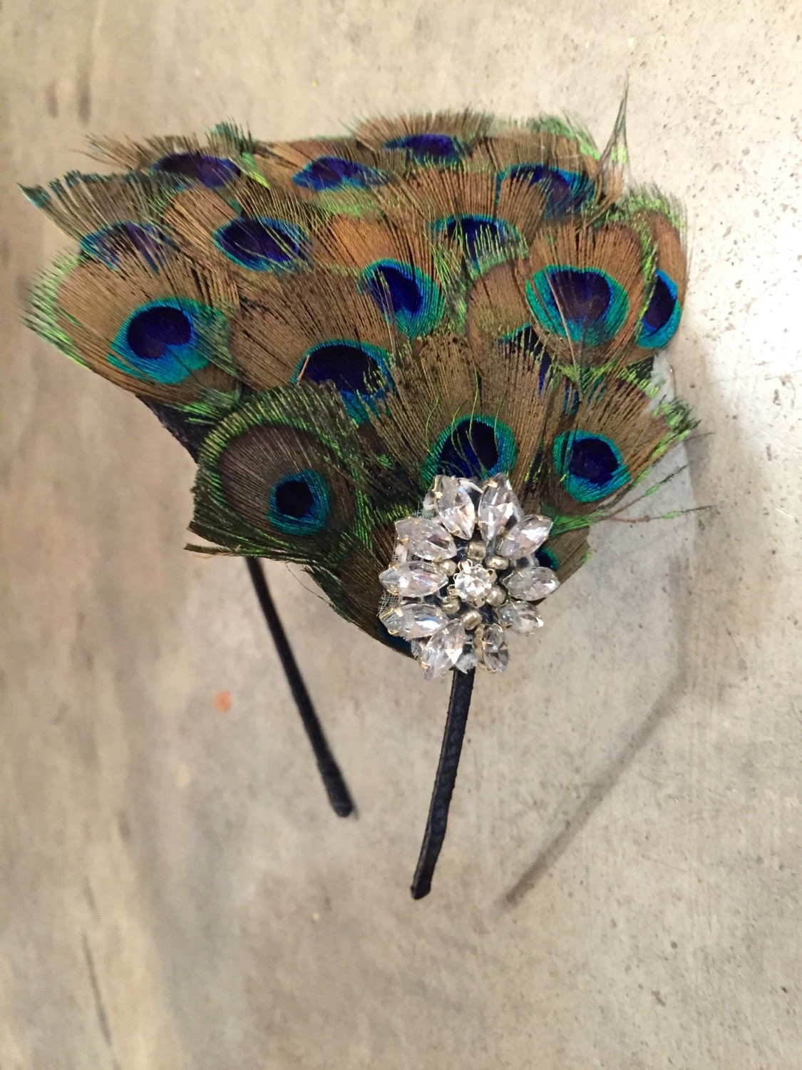 Peacock Headband Peacock Feather Fascinator Feather Peacock