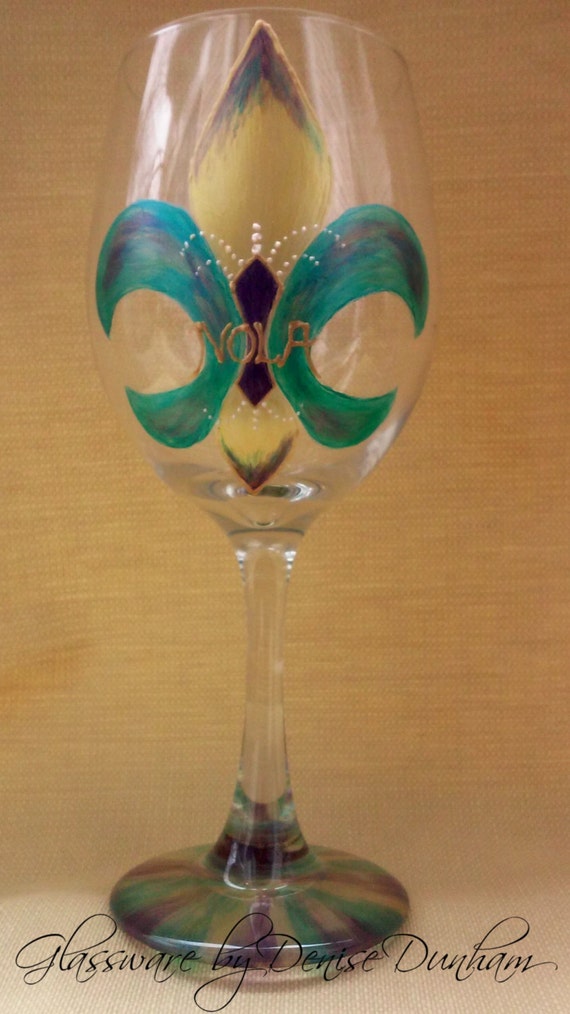 NOLA Wine GlassesCelebrate New Orleans in Style