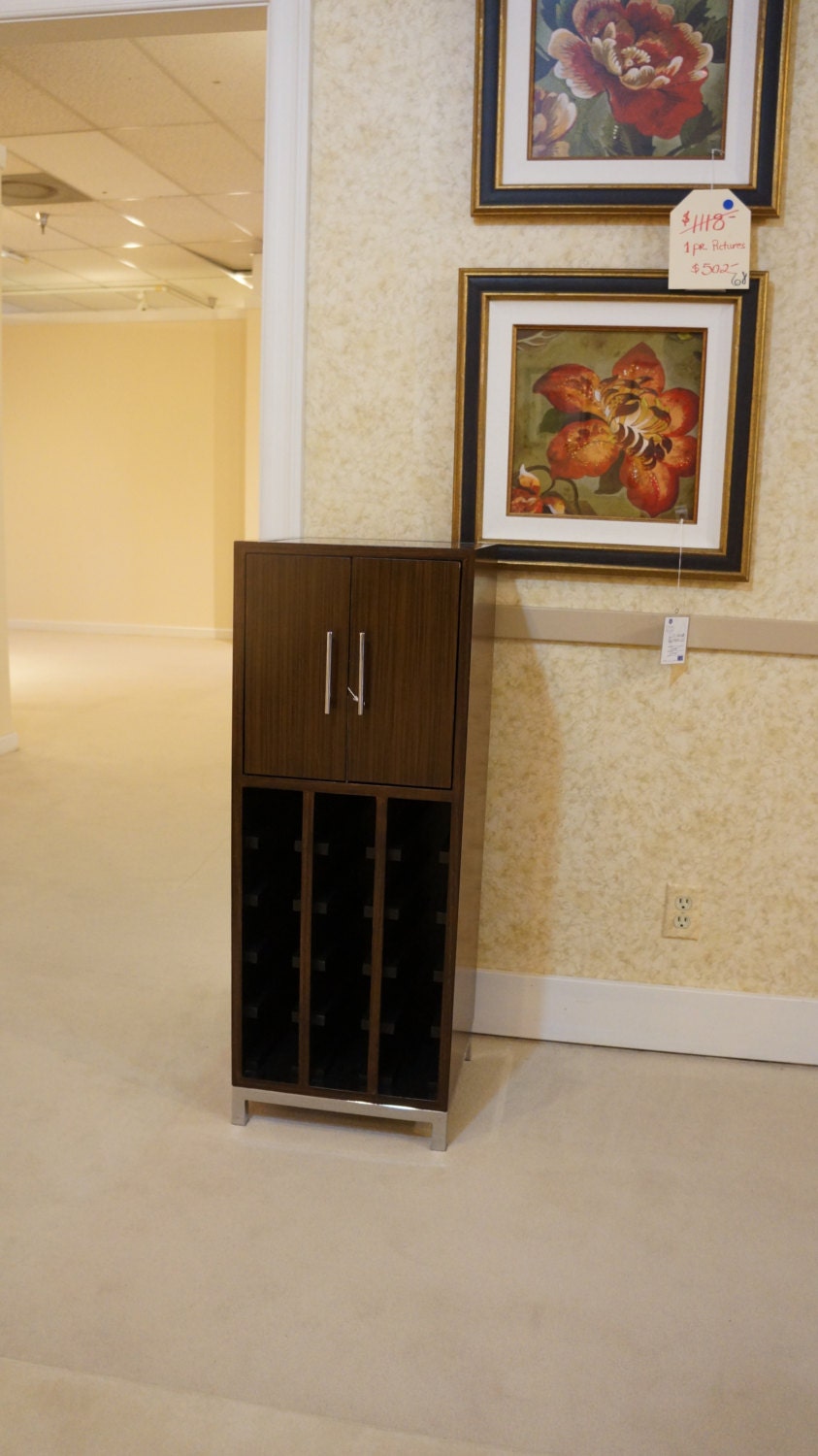 Wine Zebrawood Wine Storage by Ethan Allen Haute Juice