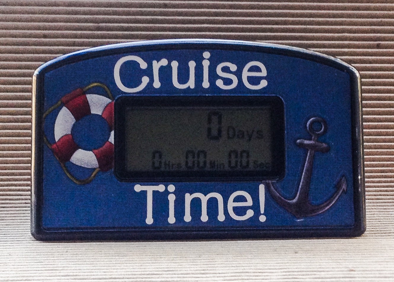 Cruise time vacation countdown clock