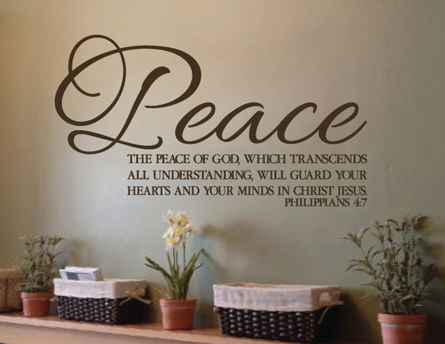 Philippians 4:7 May The Peace That Transcends All