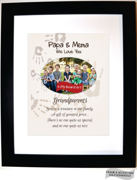 custom christmas gift for grandparents to papa nana by picmats custom christmas gift for grandparents to papa nana by picmats