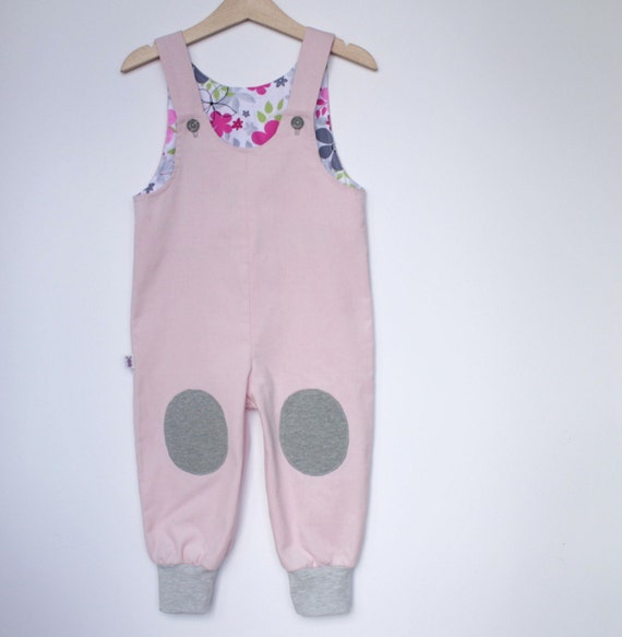 Items similar to Baby girl overall Baby girls dungarees with knee