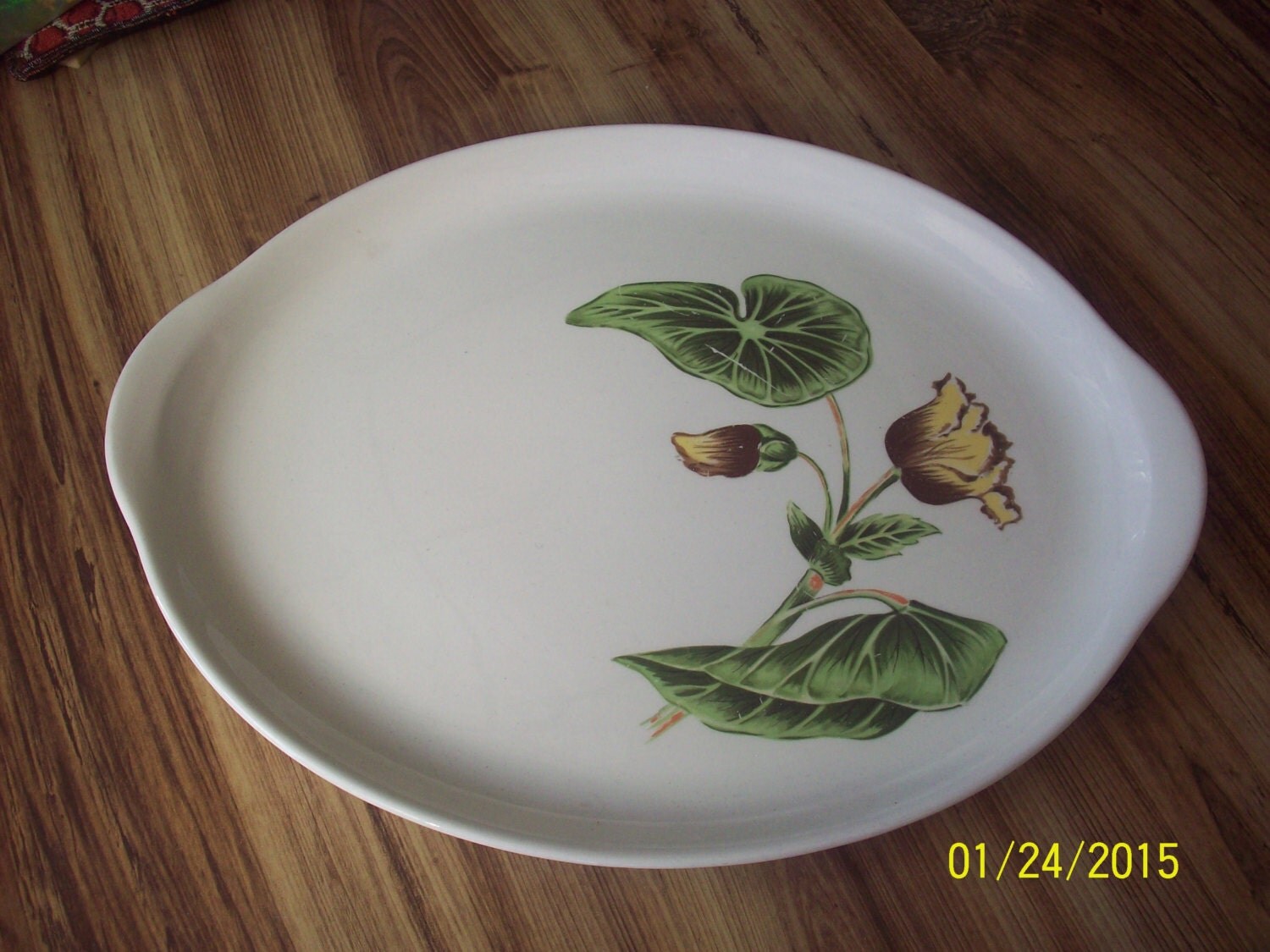 Vintage serving platter with handles Haute Juice