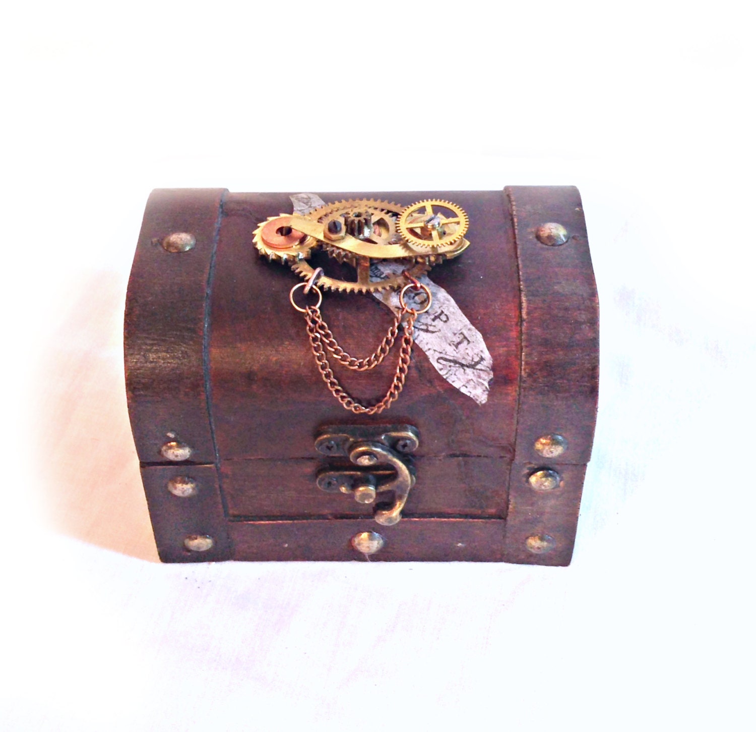 Small Steampunk Treasure Chest