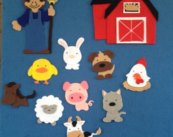Old McDonald's Farm Felt Board Set