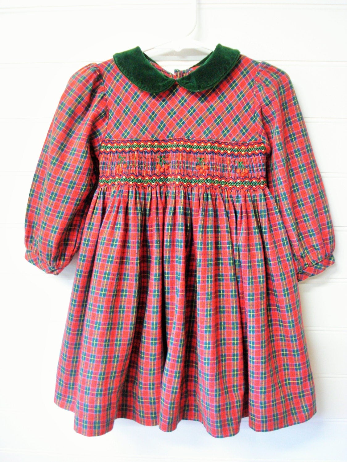 Baby Girl Christmas Jumper Baby Dress/Jumper Red and Green