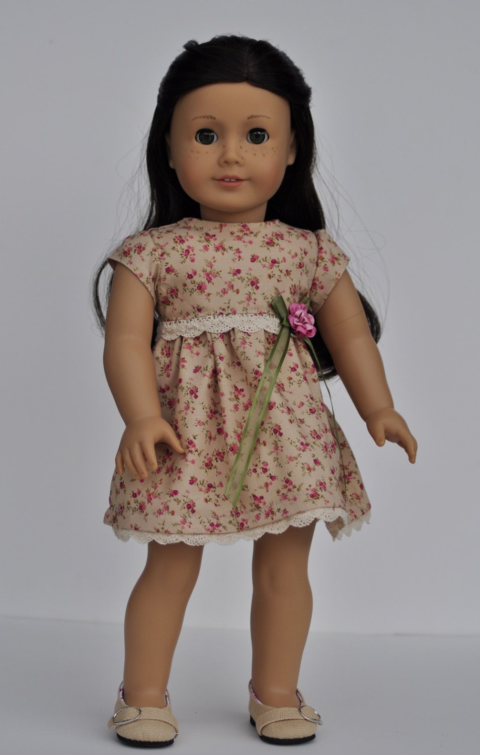 American Girl clothes dress hair clip shoes