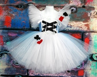Custom made Alice in Wonderland inspired tutu dress, mad hatter tea ...