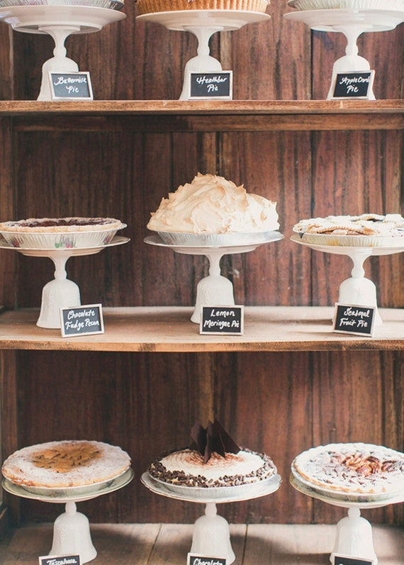 Rustic Mini Chalkboard Signs Food Labels Buffet by ThePaperWalrus