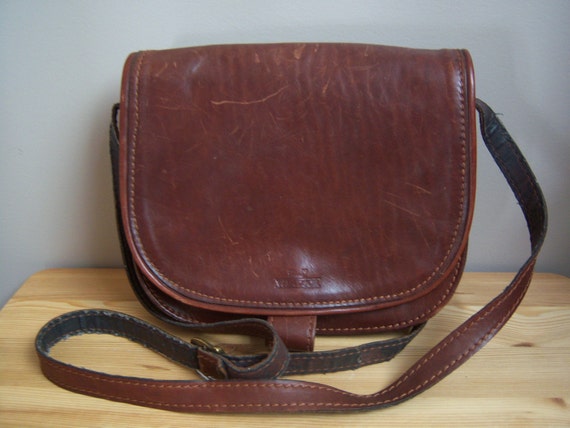 Windsor Brown Leather Saddle bag. Women&#39;s Handbag/Purse.