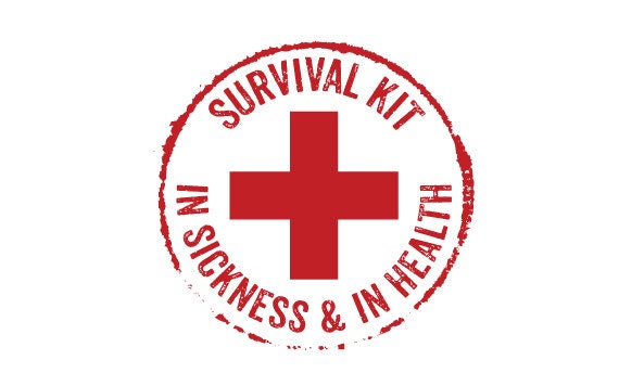 Download Survival Kit Rubber Stamp In Sickness and in Health Wedding