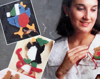 Eyeglass Holders, Annie's Attic Plastic Canvas Patterns to Make Eyeglass Holder Pins, Annie's Attic 87E44