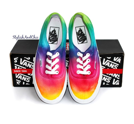 Tie Dye Rainbow Vans