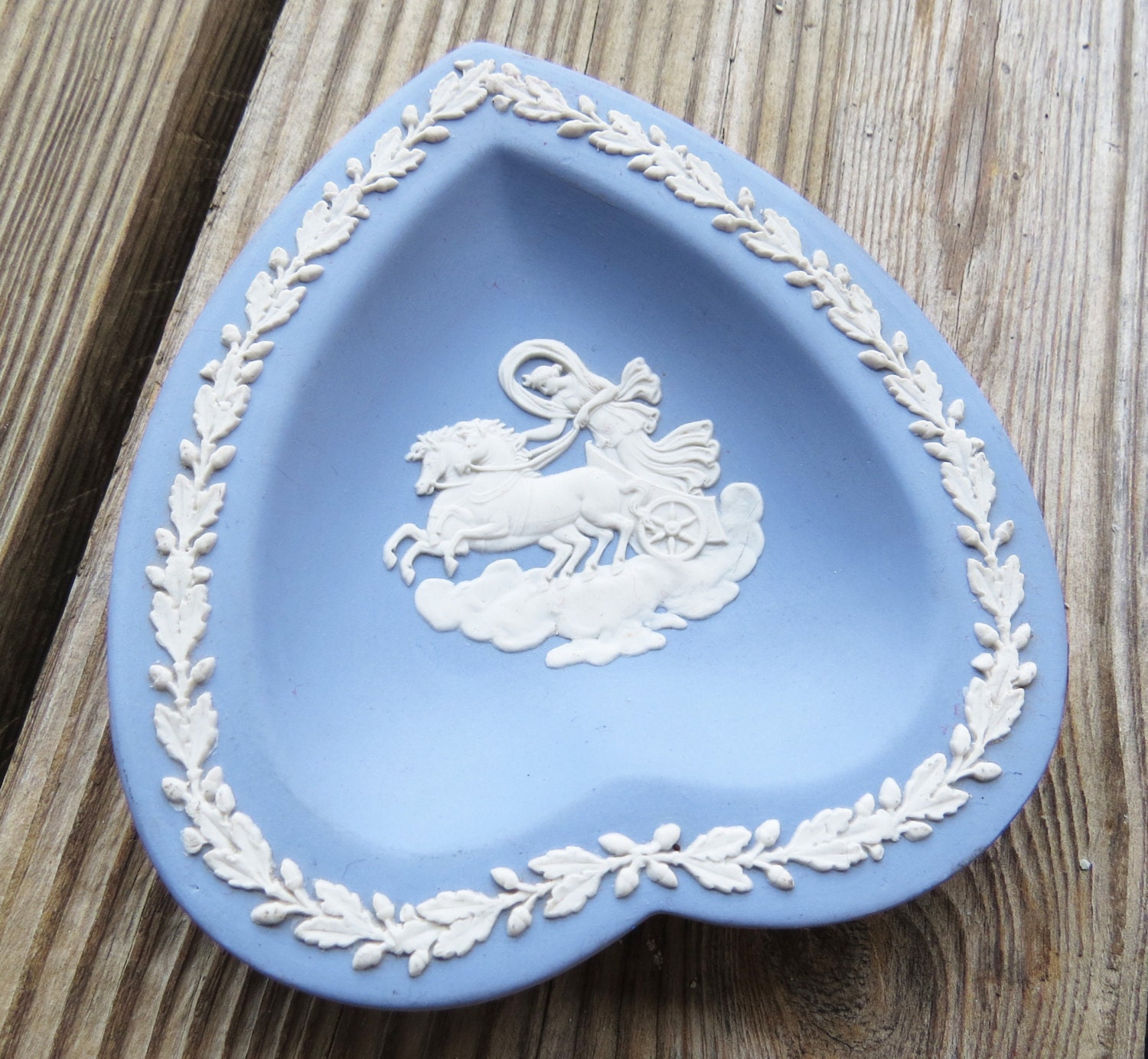 Vintage Wedgwood China Blue Jasperware by PicardsGeneralStore