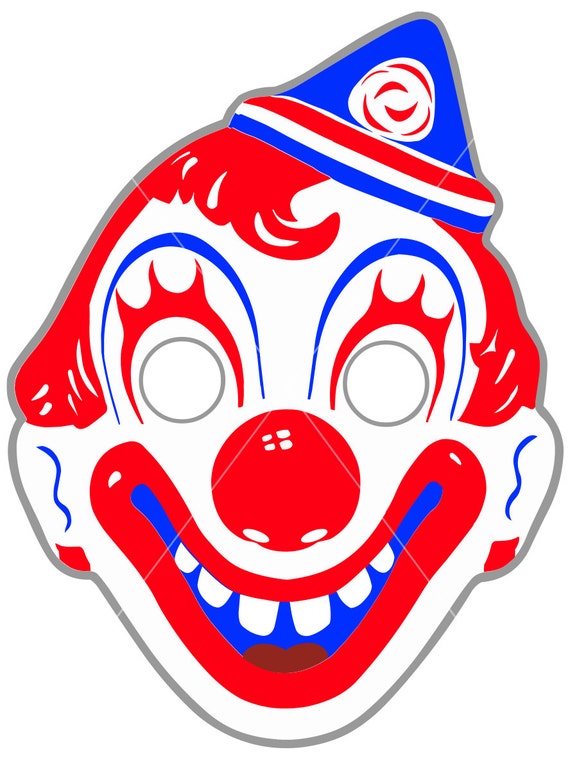 clown mask clipart free - photo #10