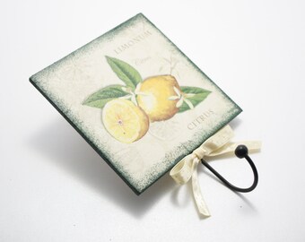 Wooden wall hanger, wall hanger, decorative hanger, decoupage hanger, shabby chic decoupage, shabby chic decoration, home decoration