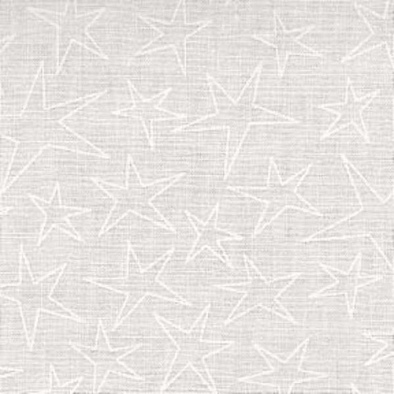 White Star Fabric Rocking Star from by FeatheredNest97030 on Etsy
