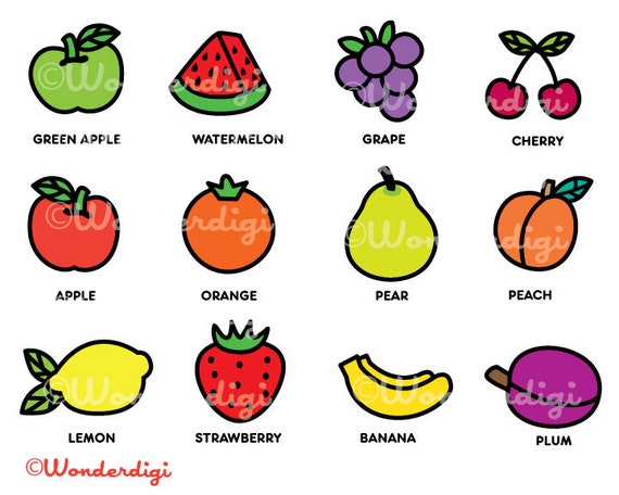 clipart of different fruits - photo #18