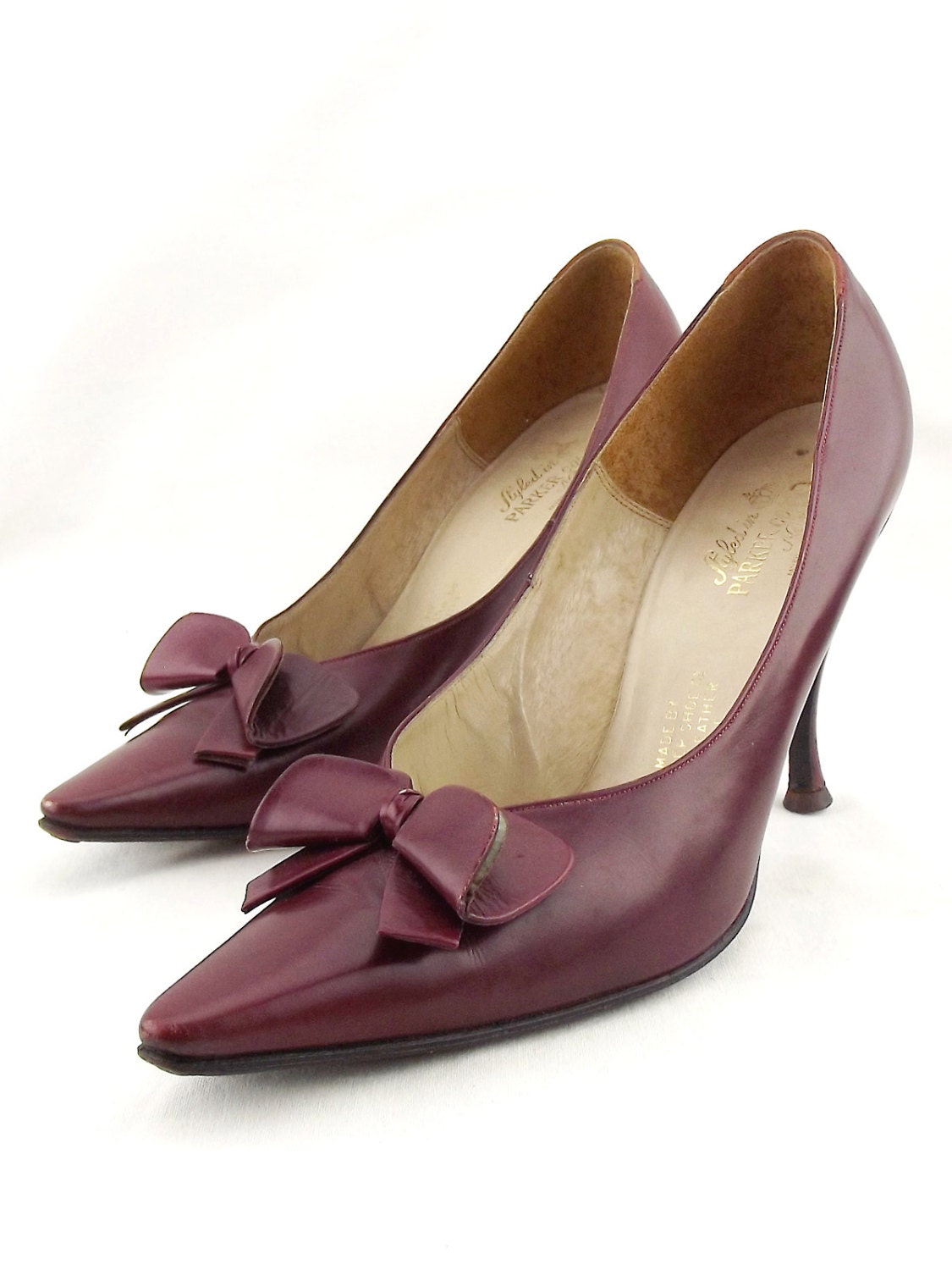 Vintage Early 50s Shoes size 5 to 6 Australian Handmade