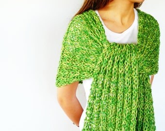 Bufanda de verano verde