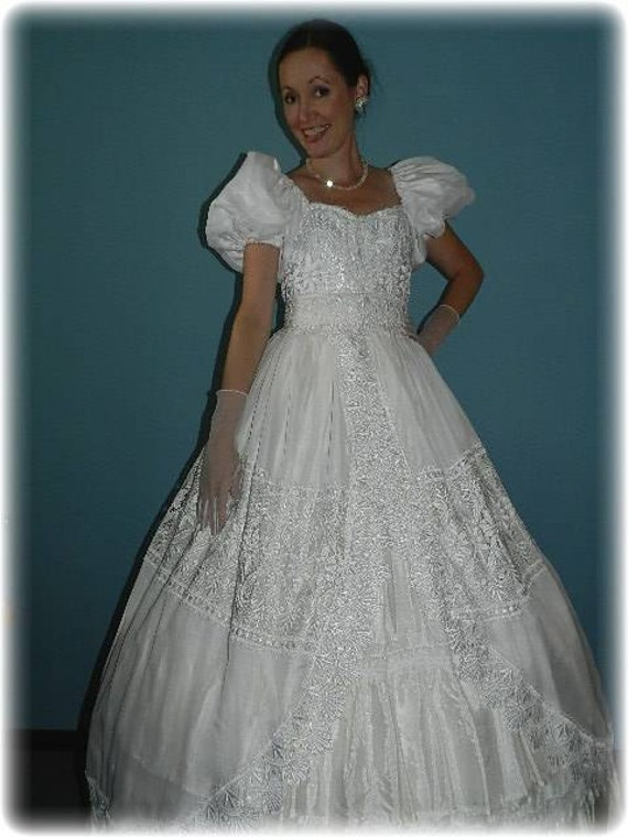 Civil War Disneys style Enchanted Princess Wedding Dress