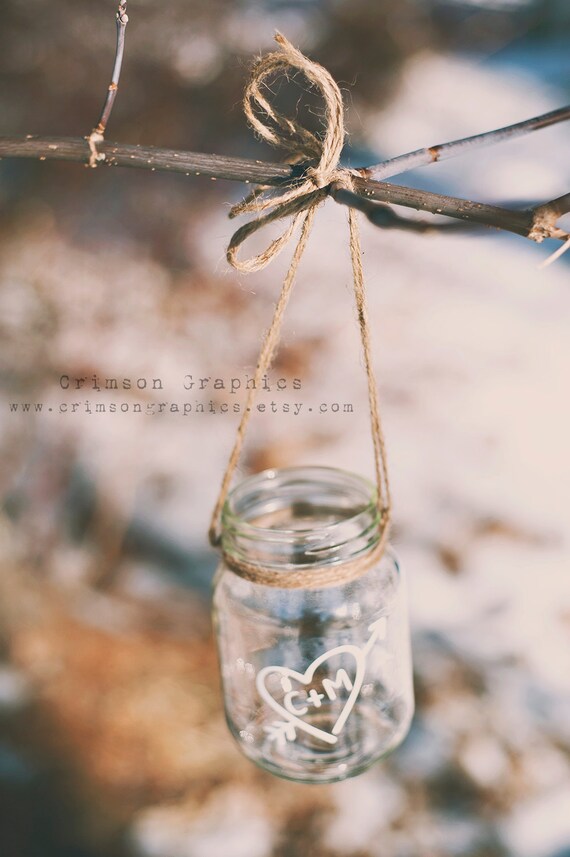 Twine Hanger Mason Jar Add On Lantern Natural by CrimsonGraphics