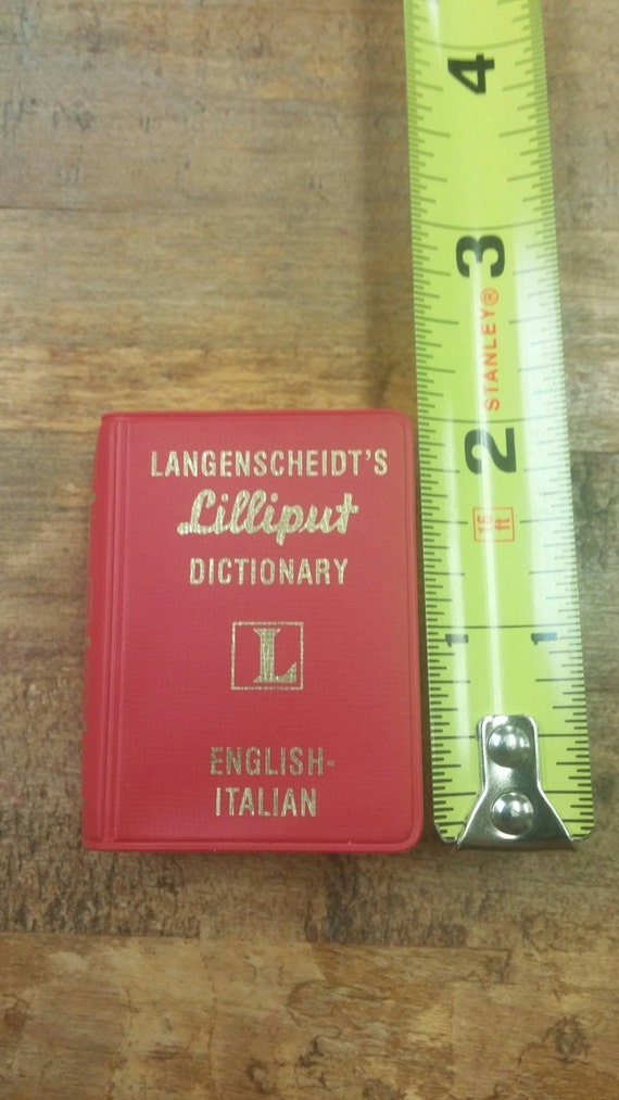 Langenscheidt's Lilliput Dictionary MINI Book by theelwencottage