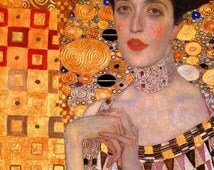 Gustav Klimt Portrait of Adele Bloch Bauer I Print on Canvas Multiple Sizes Available - il_214x170.739158248_5xav