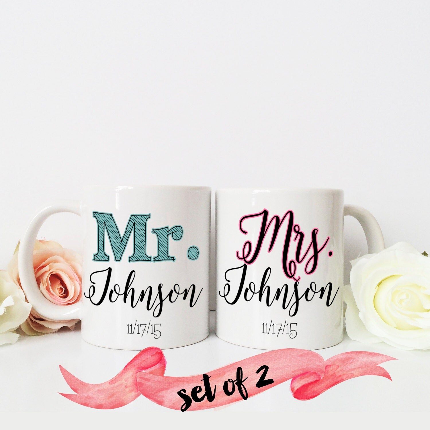 personalized mr mrs coffee mug newlywed gift wedding personalized mr mrs coffee mug newlywed gift wedding