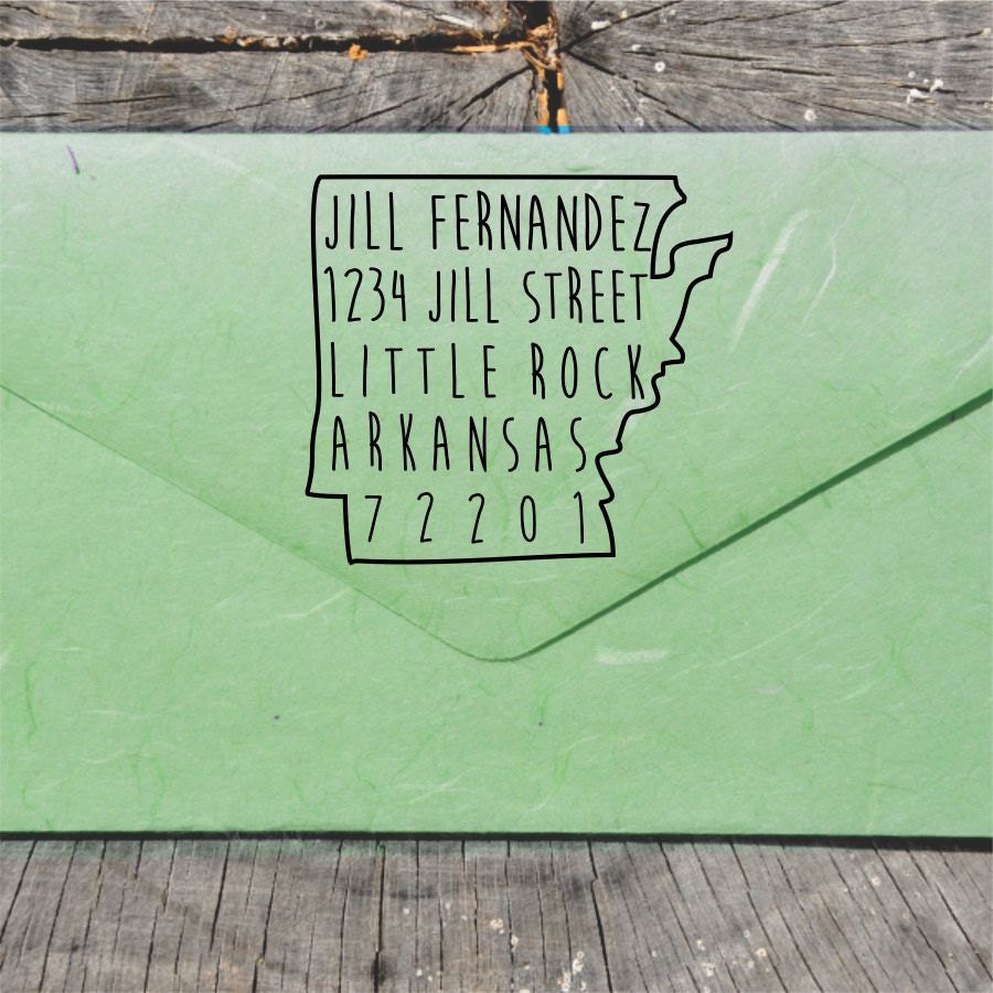Arkansas Return Address Stamp SelfInking Custom Stamps