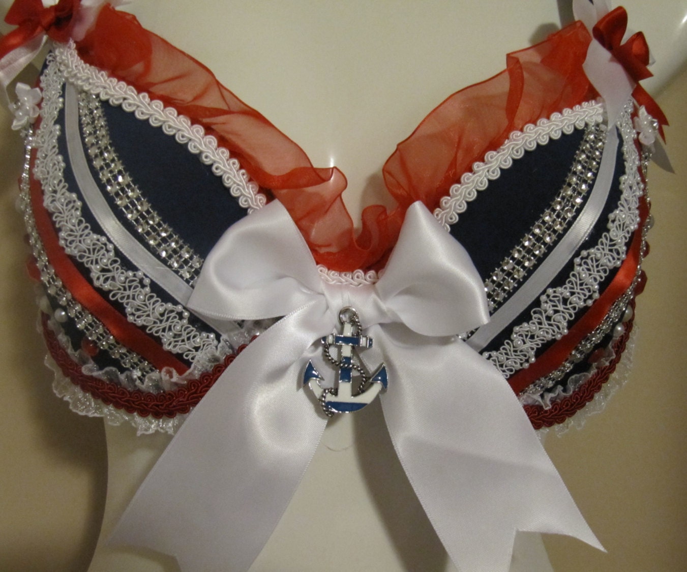 CLEARANCE Sexy Sailor Nautical themed Outfit Costume Bra