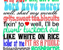 Popular items for southern prints on Etsy