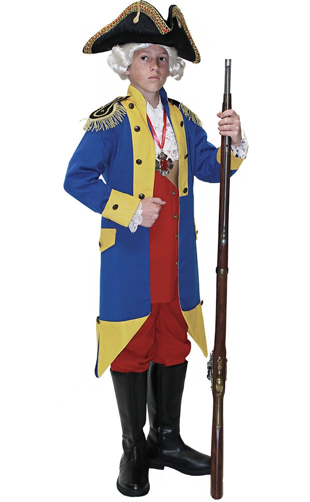 Children's General Rochambeau Revolutionary War Uniform
