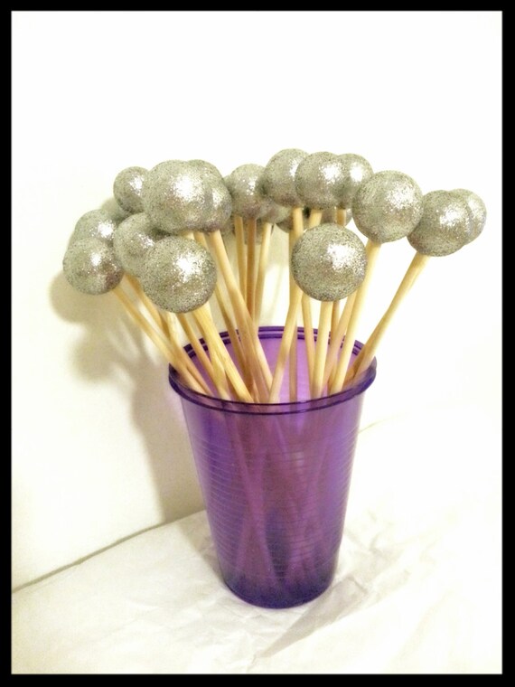 50x Sparkle & Sequins Cocktail Stirrers by StirrCrazy on Etsy