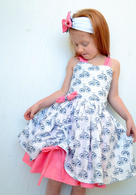 Girls Party Dress Twirl Dress Fancy Toddler by GirlWithATwirl