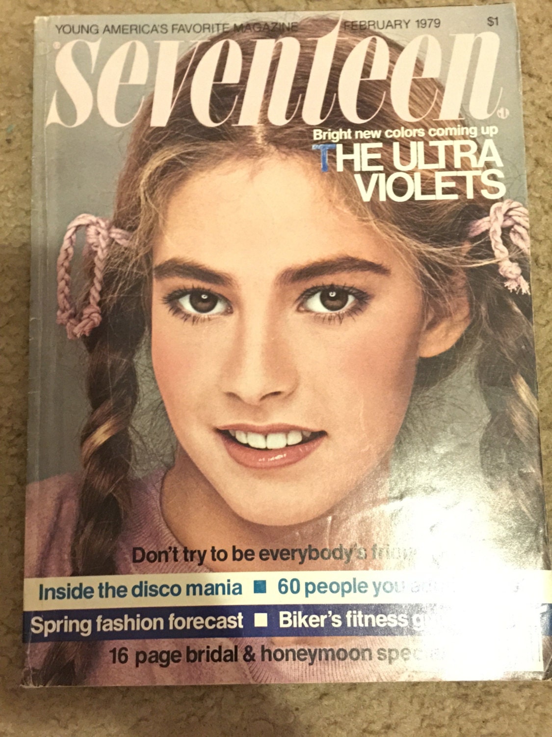 1979 Vintage Seventeen Magazine 5 Different Issues