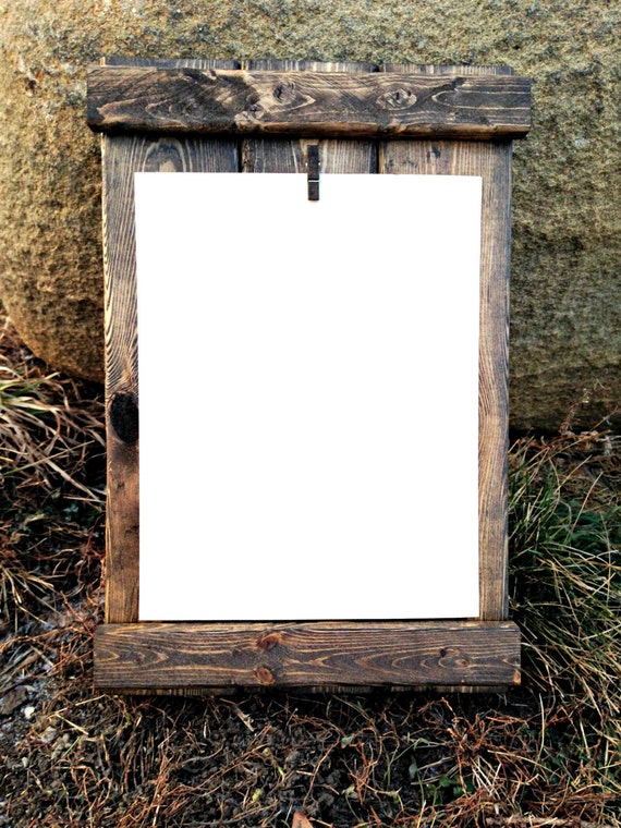 Rustic Picture Frame Rustic Decor Rustic by WoodenThatBeSomethin