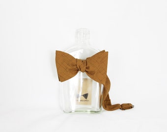 Ryo - Camel Brown Men's Pre-Tied Bow Tie Or Self-Tied Bow Tie
